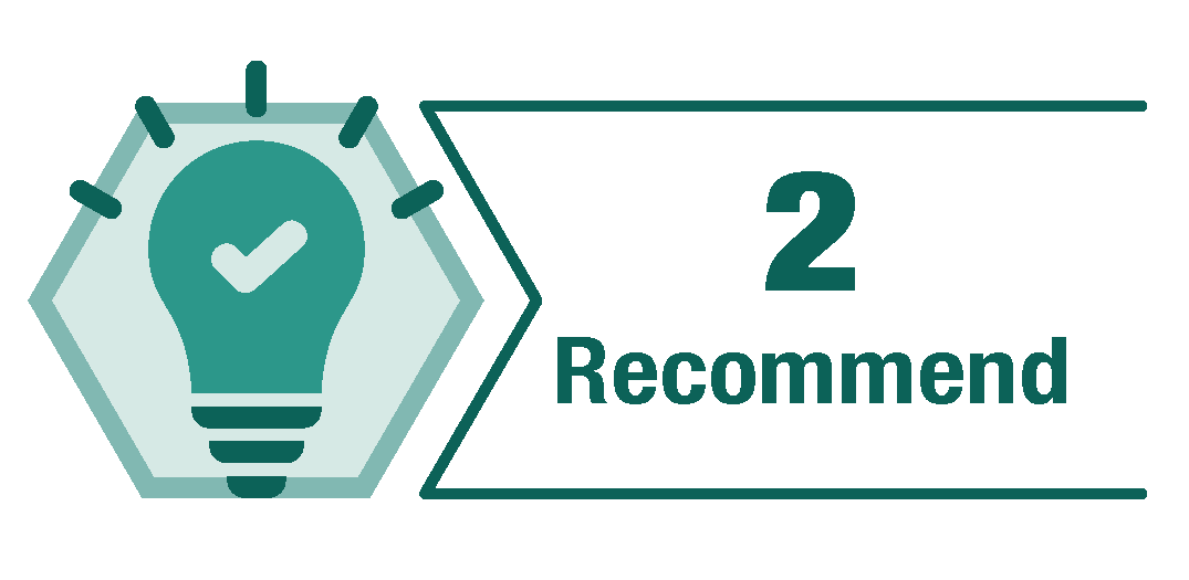 step 2 recommend icon